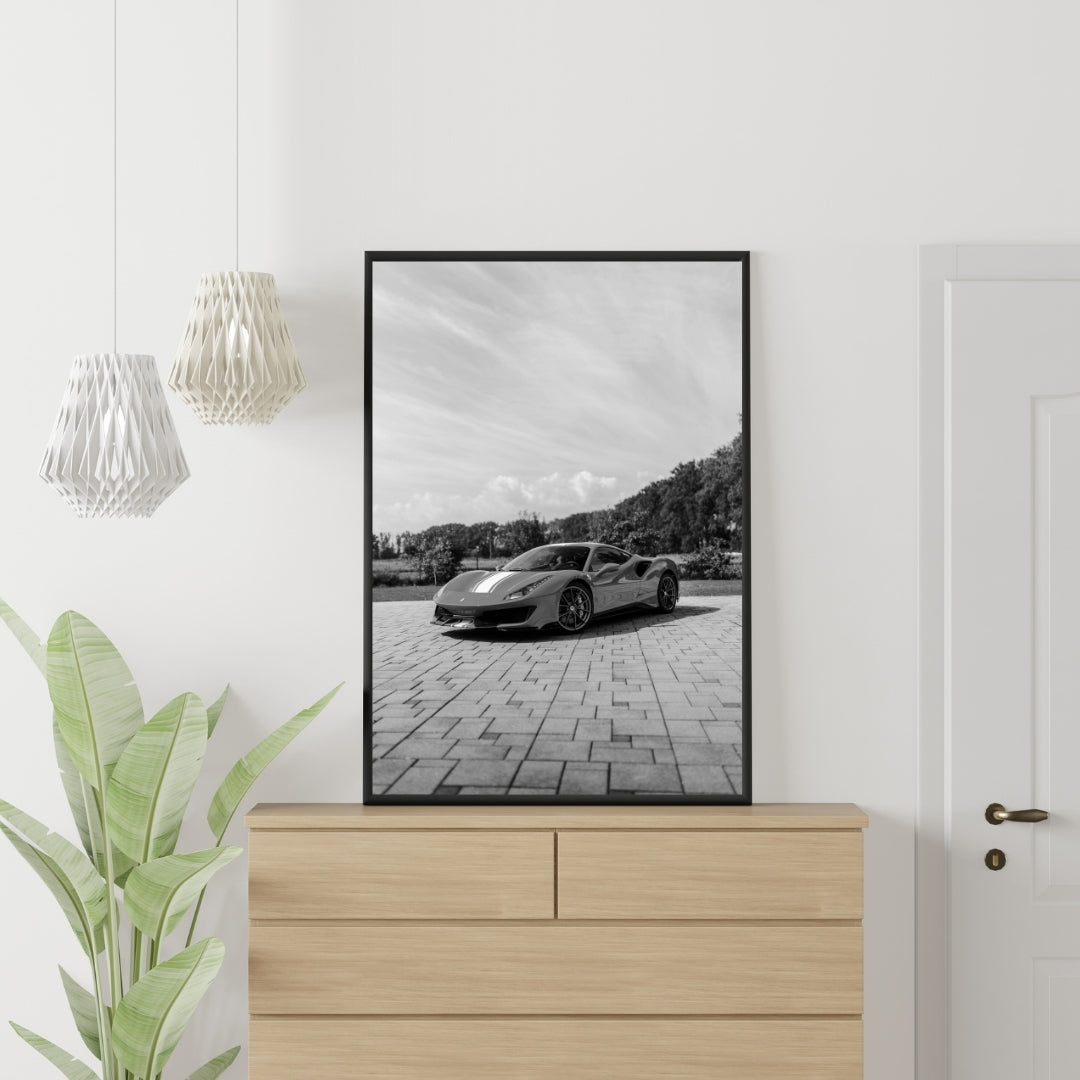 Ferrari 488 Pista Poster