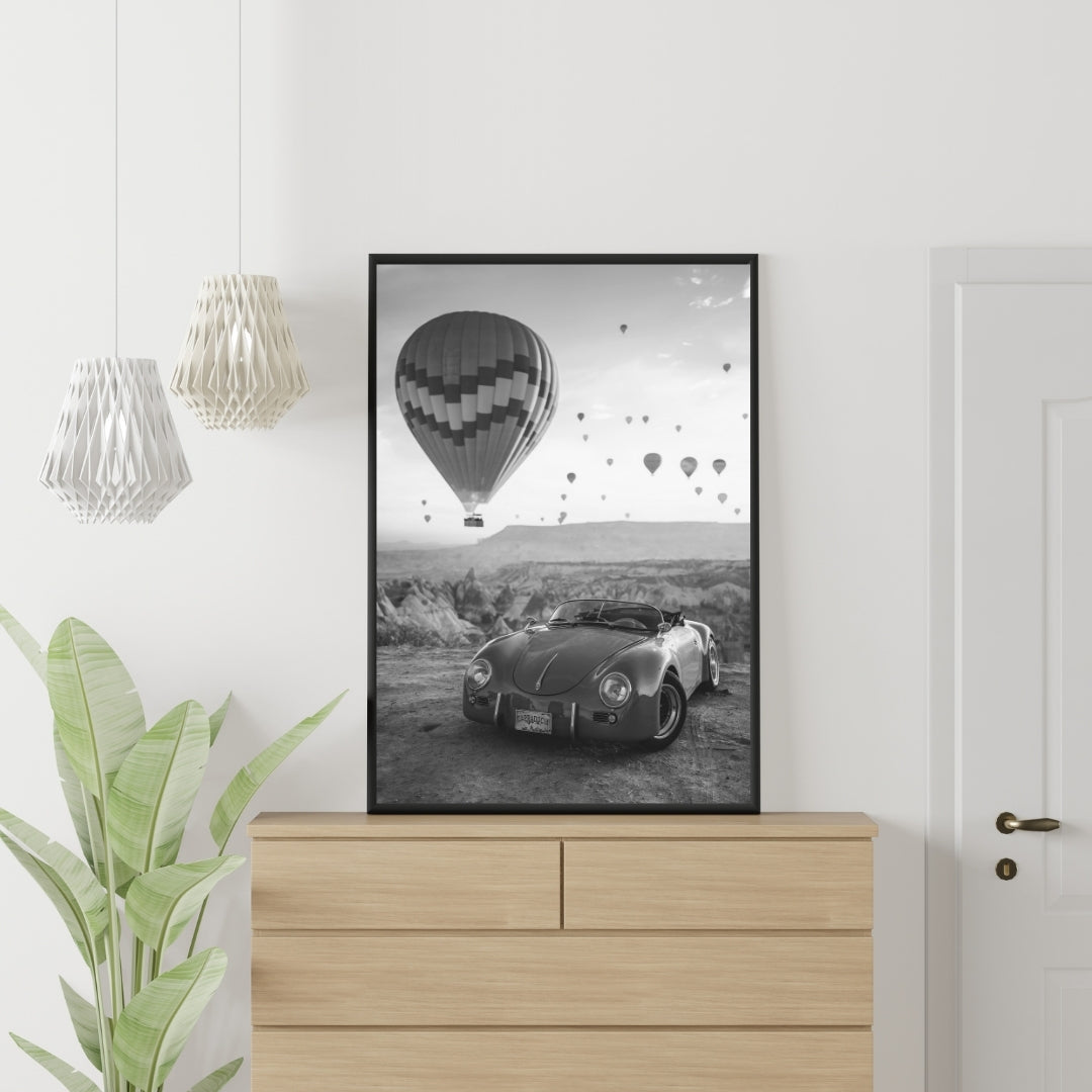 Vintage Porsche Poster