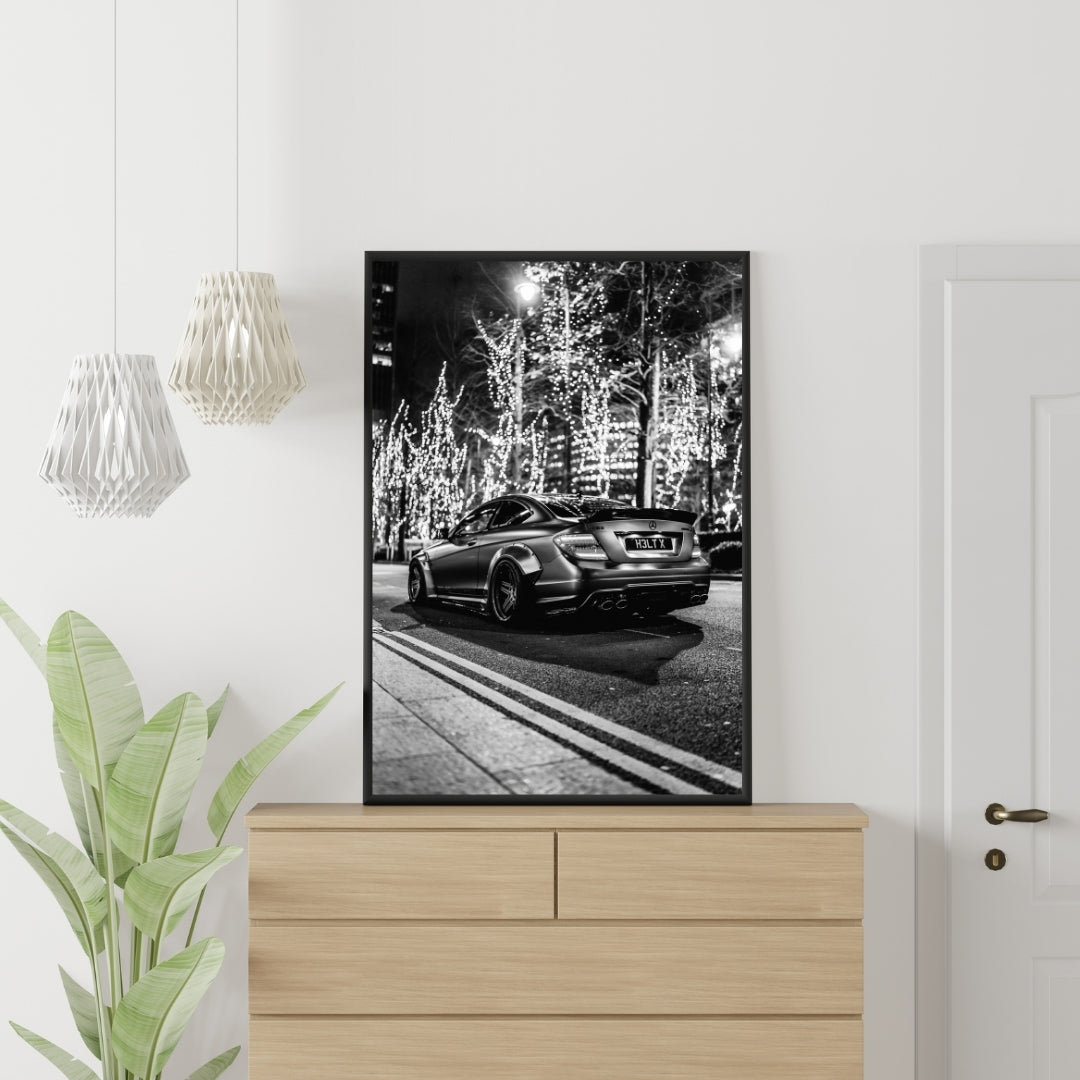 Mercedes C63 AMG Poster
