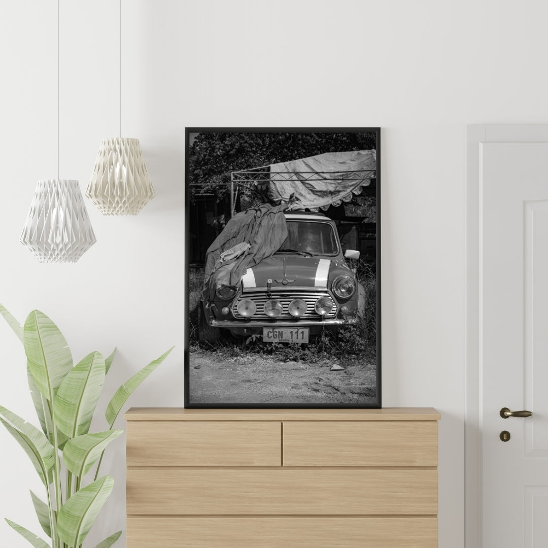 Vintage Mini Cooper Poster