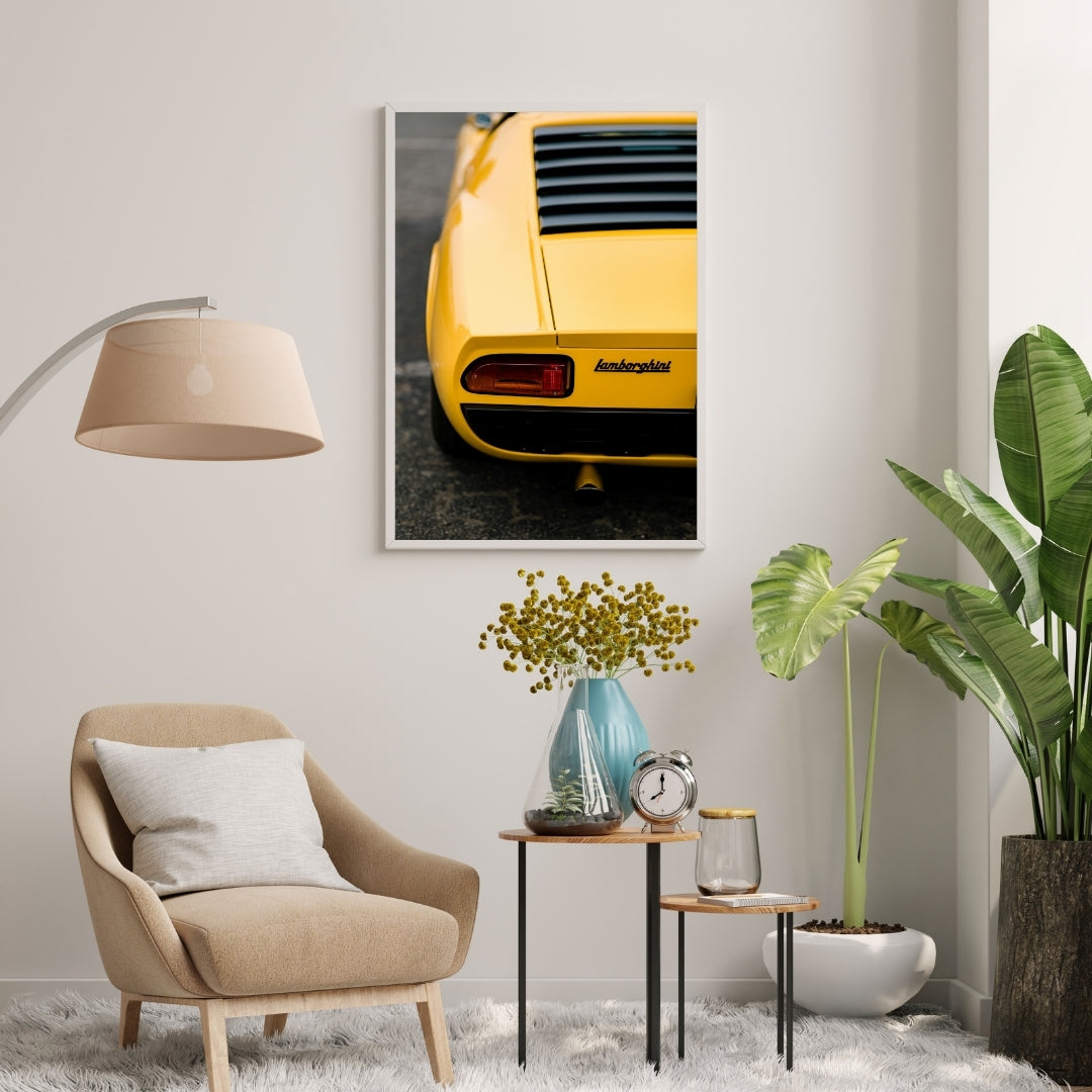 Lamborghini Miura Poster