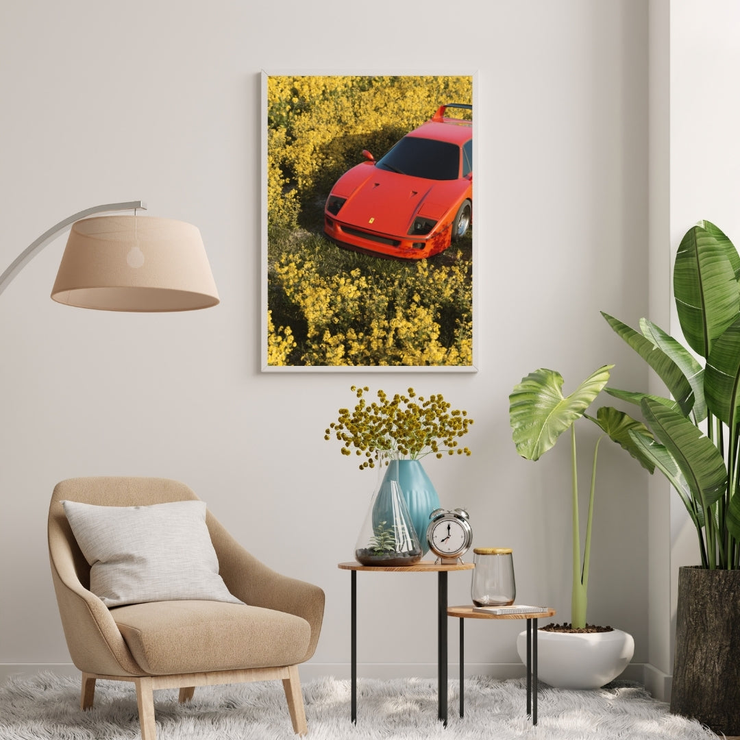 Ferrari F40 Poster