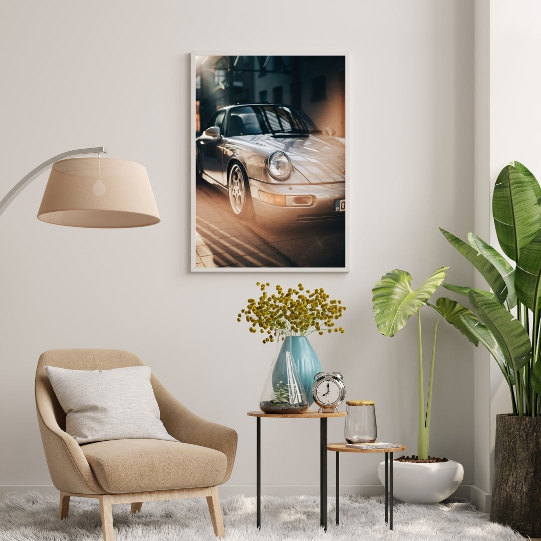 Vintage Porsche Poster