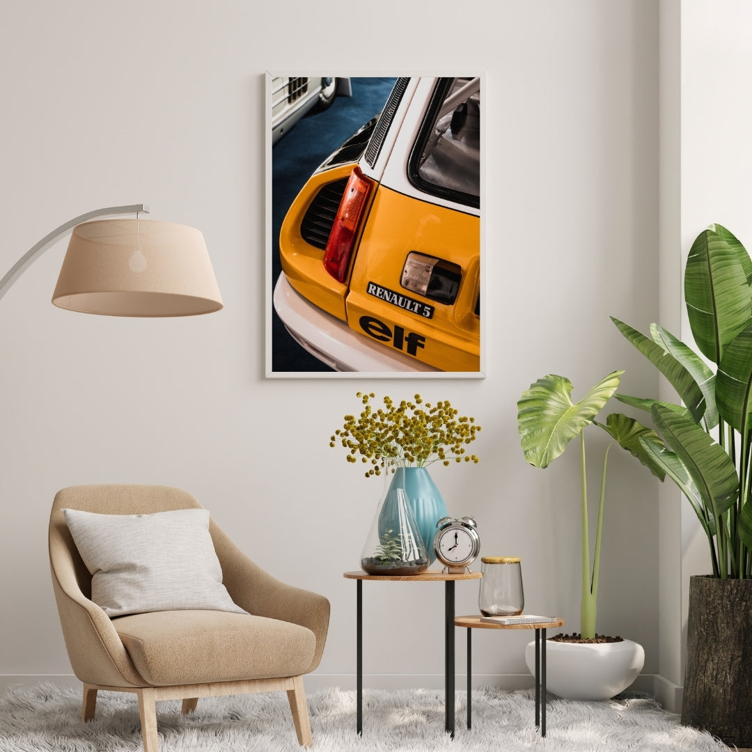 Vintage Renault 5 Poster