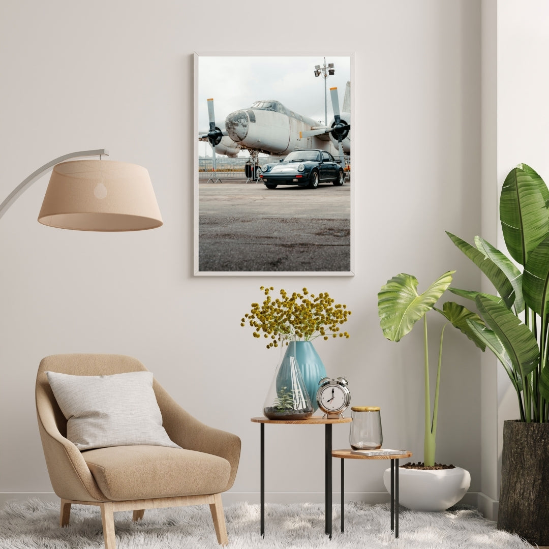 Vintage Porsche Poster