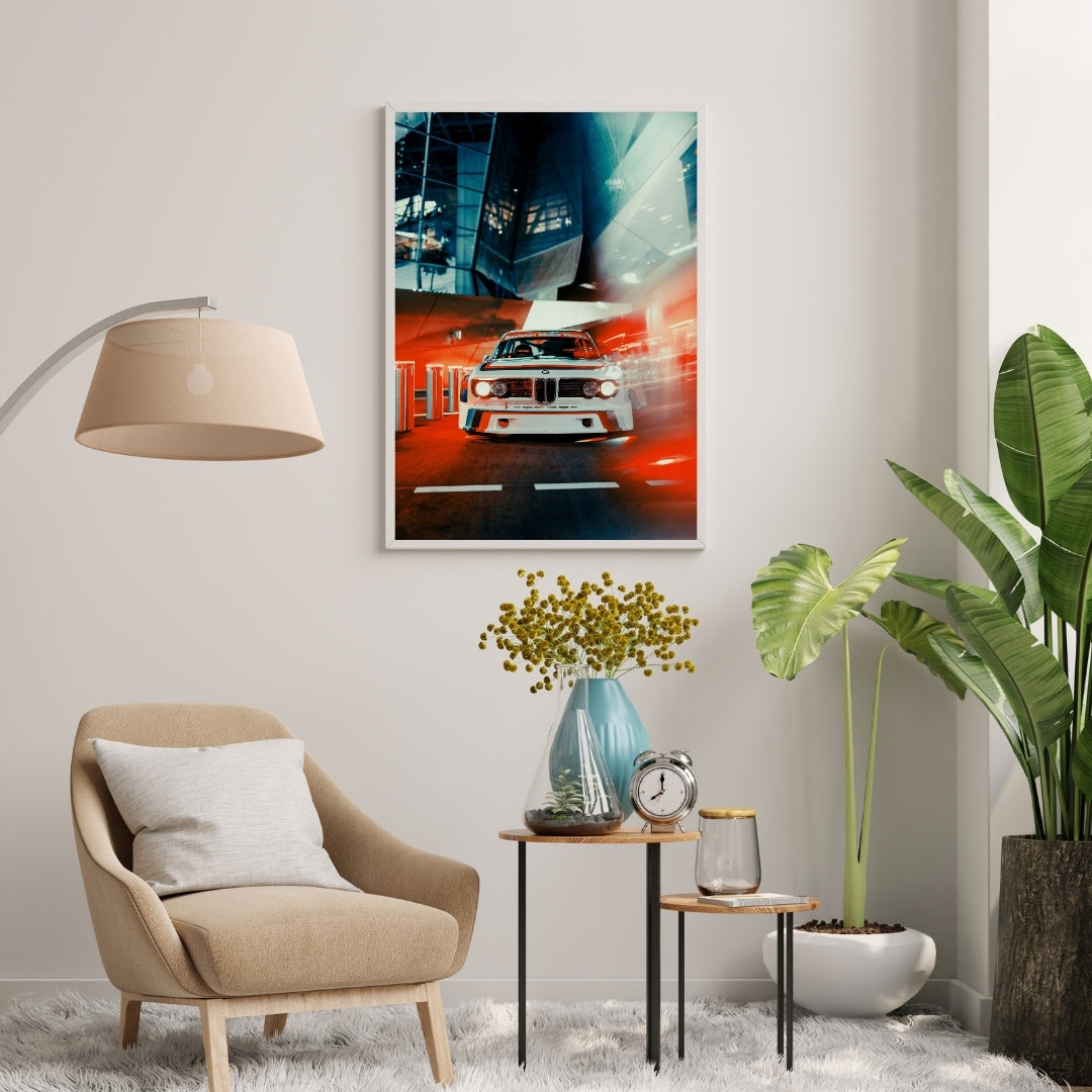 Vintage BMW Poster