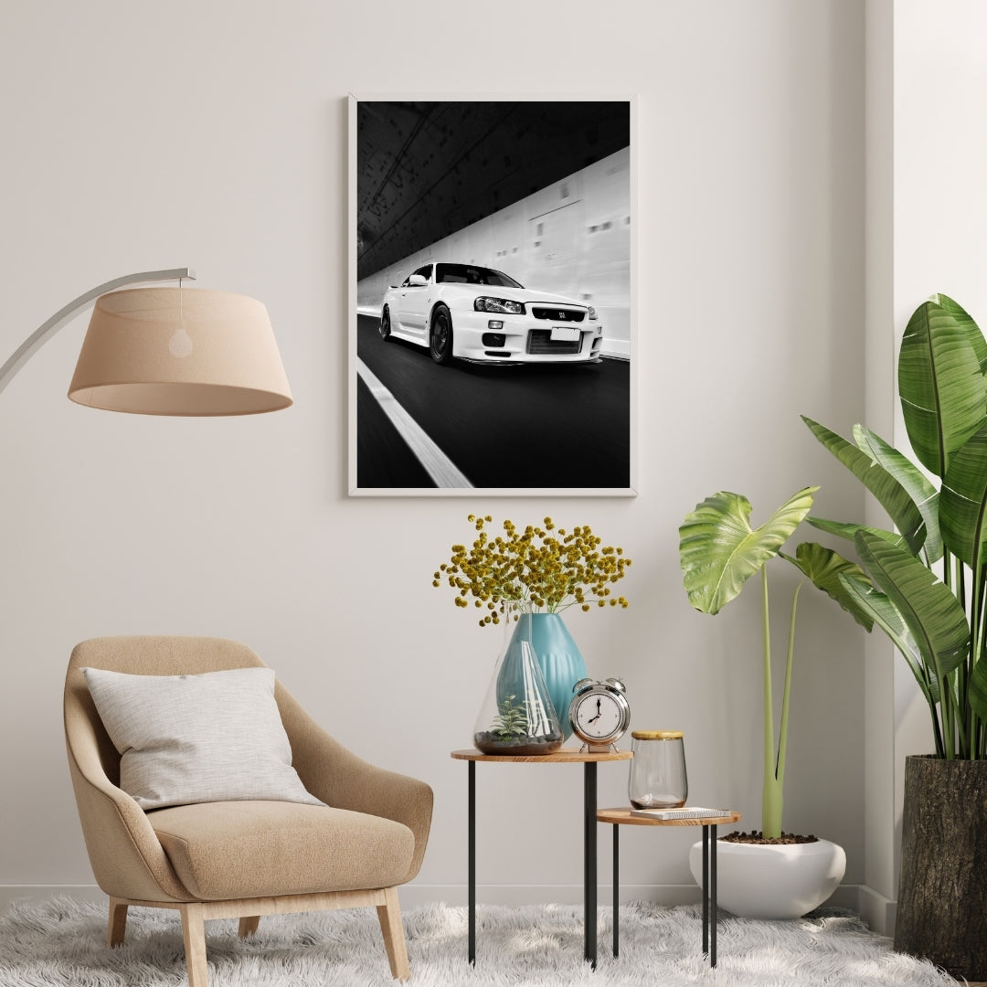 Vintage Nissan GTR Poster