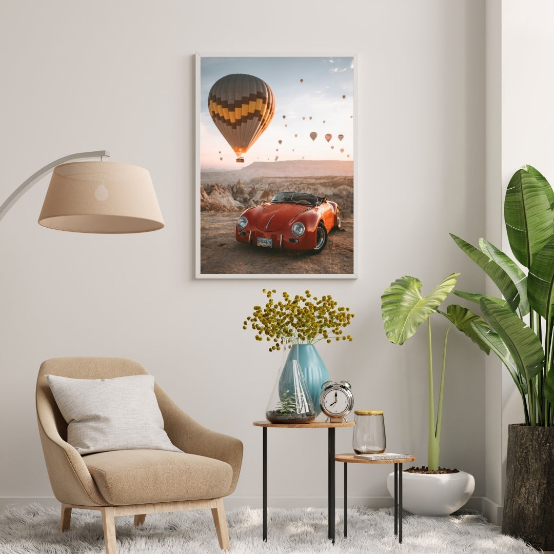 Vintage Porsche Poster