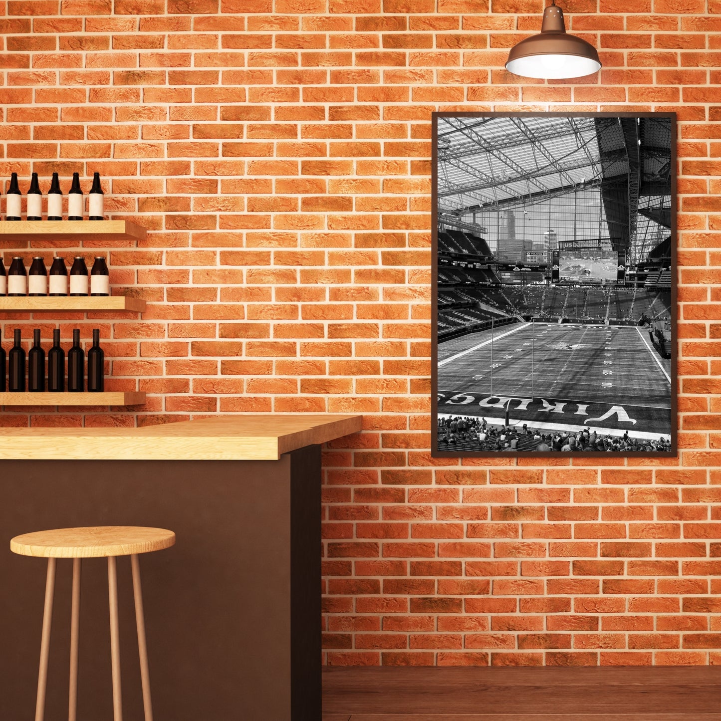 US Bank Stadium Poster