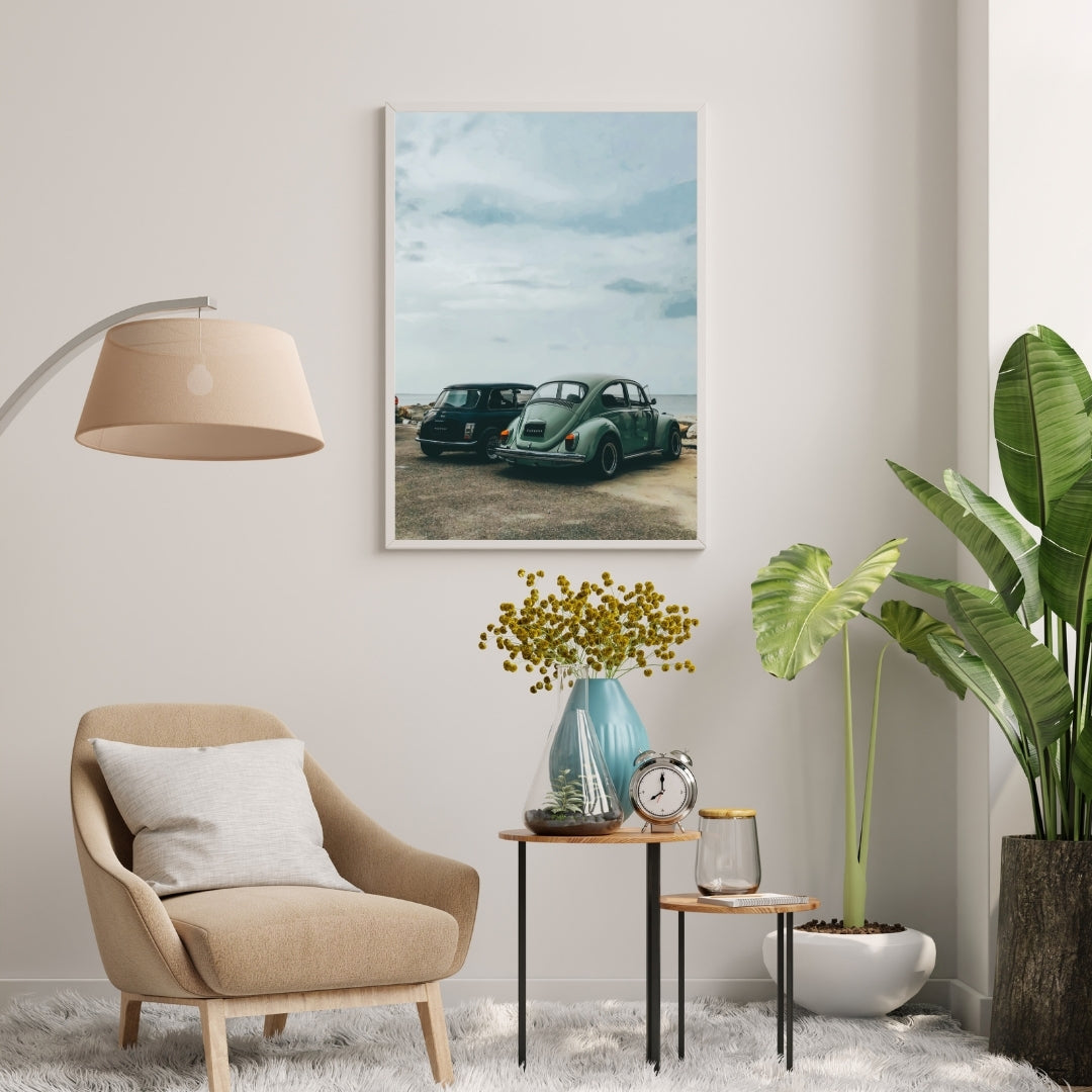 Vintage Volkswagen Beetle Poster