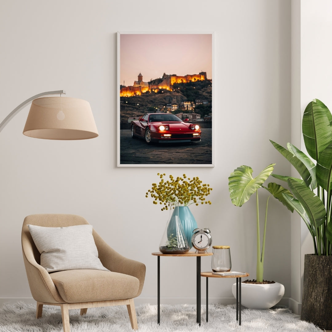 Ferrari Testarossa Poster