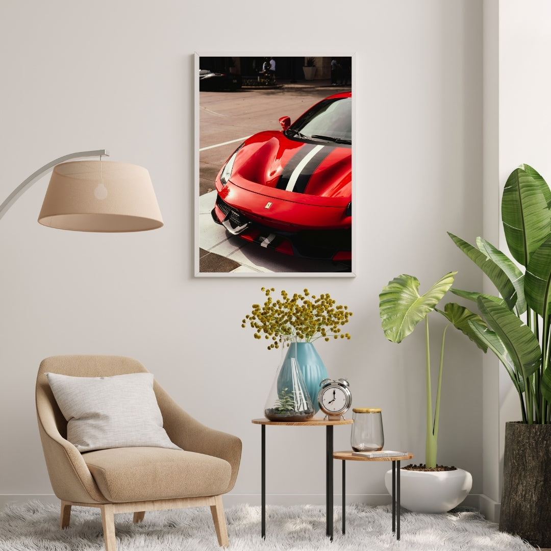 Ferrari 488 Pista Poster