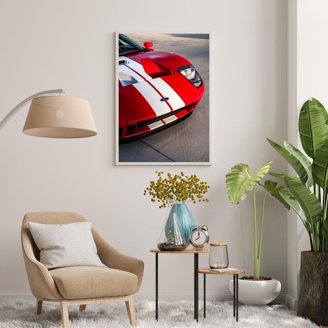 Vintage Ford GT Poster