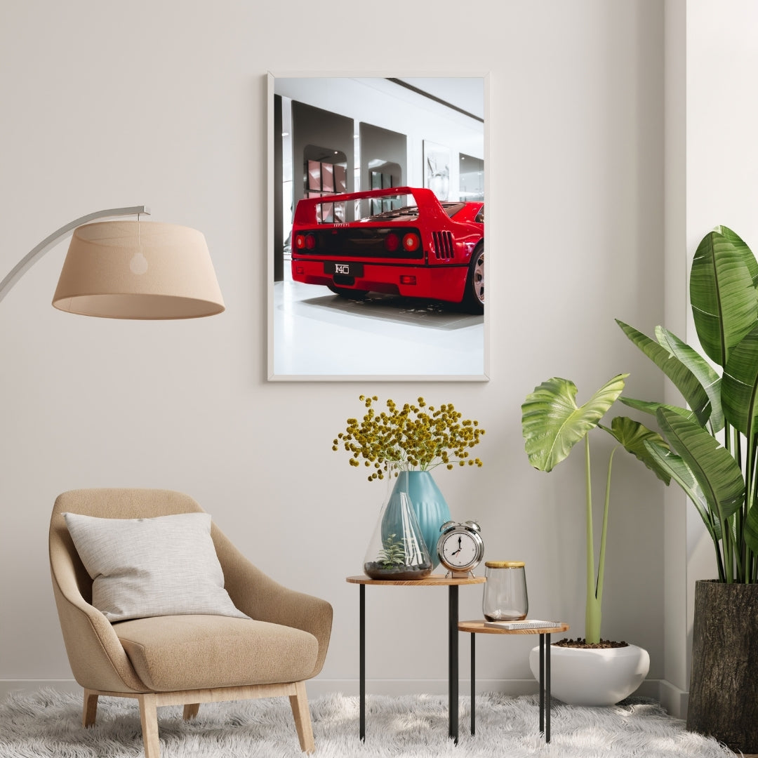 Ferrari F40 Poster