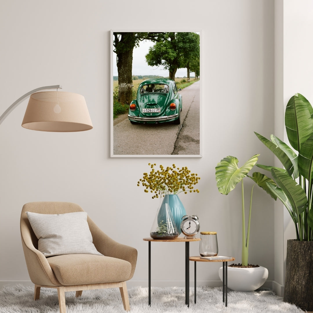 Vintage Volkswagen Beetle Poster