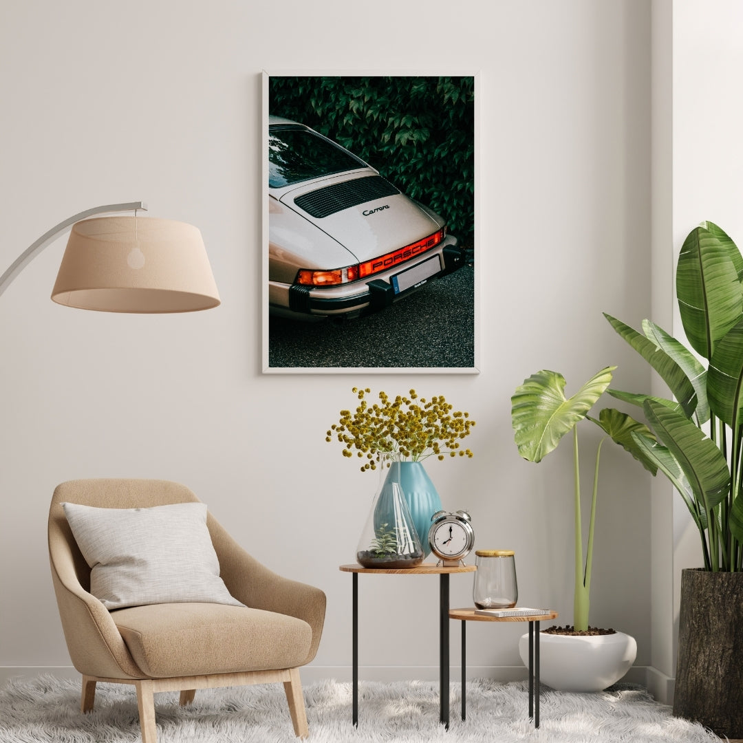 Vintage Porsche Poster