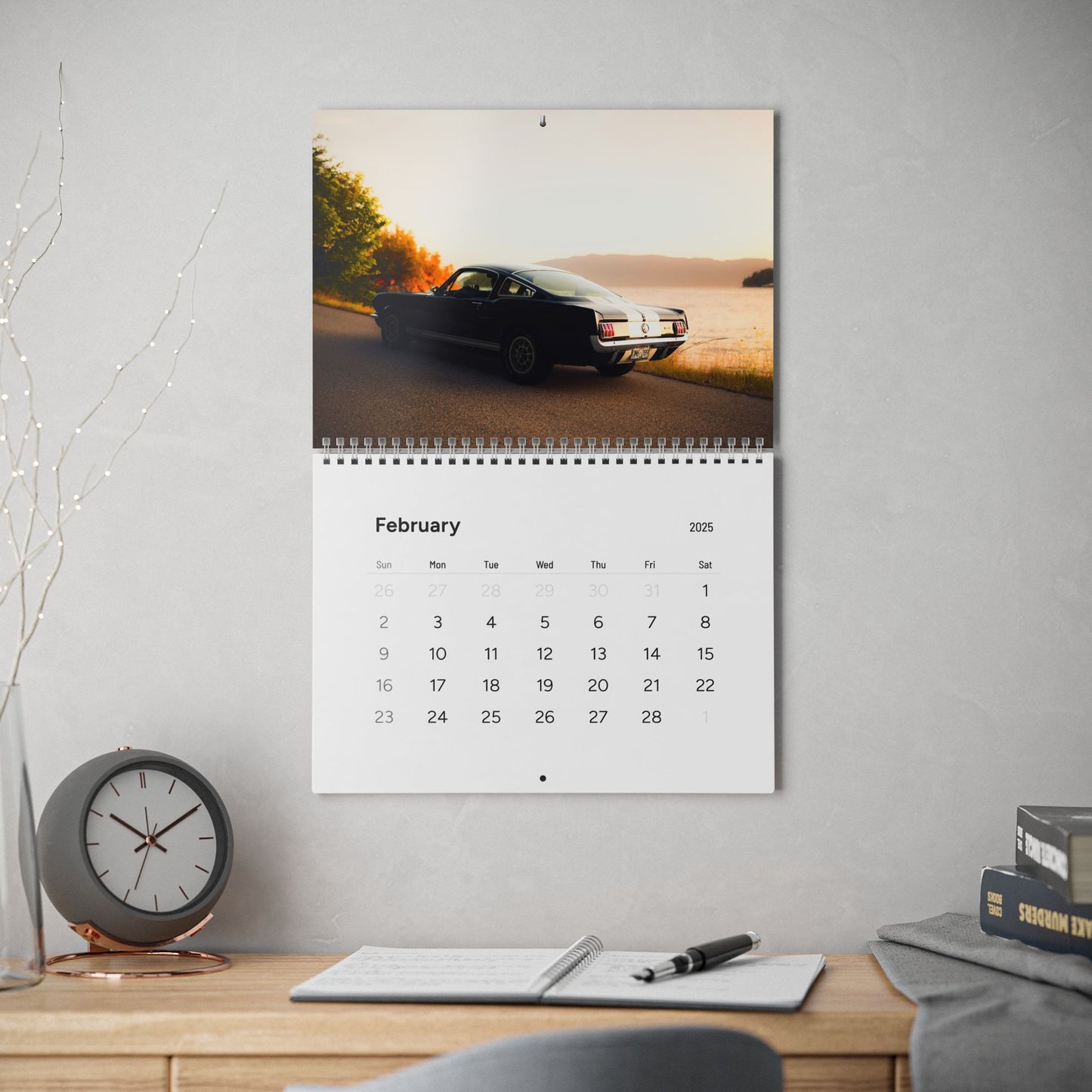 Vintage Ford Mustang Calendar