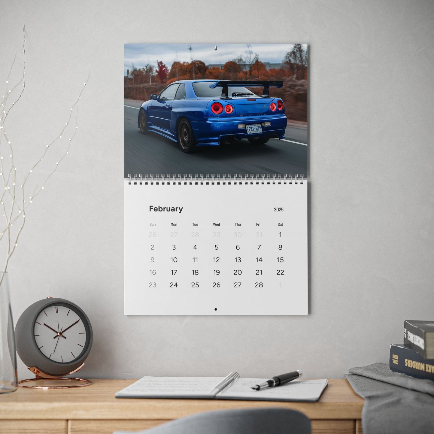 Nissan GTR Calendar