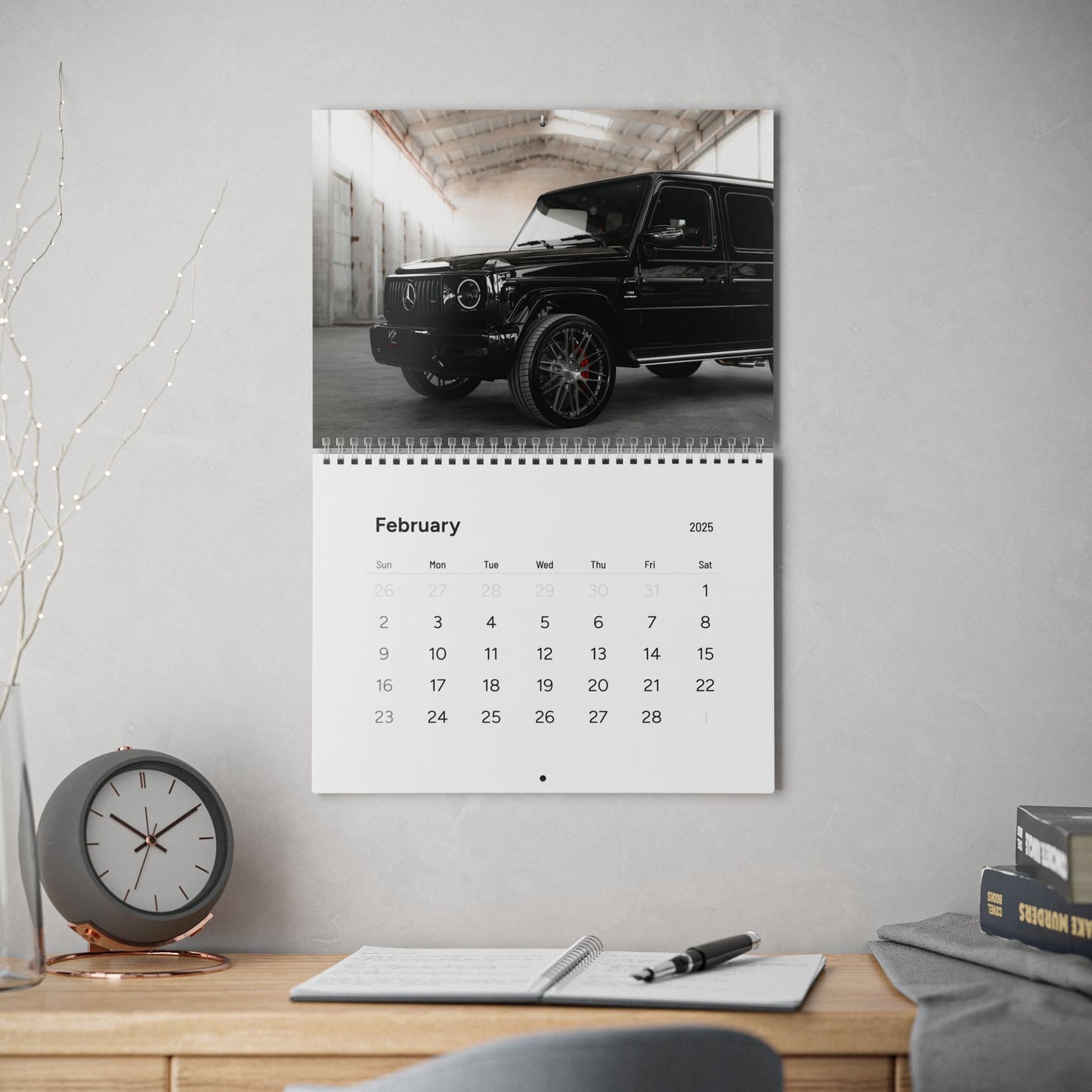 Mercedes G-Wagon Calendar