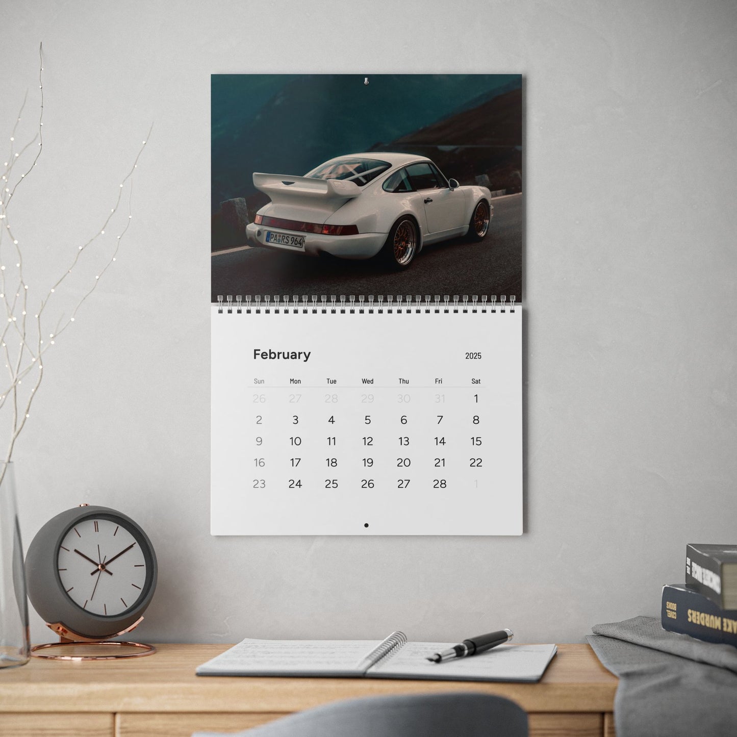 Vintage Porsche Calendar