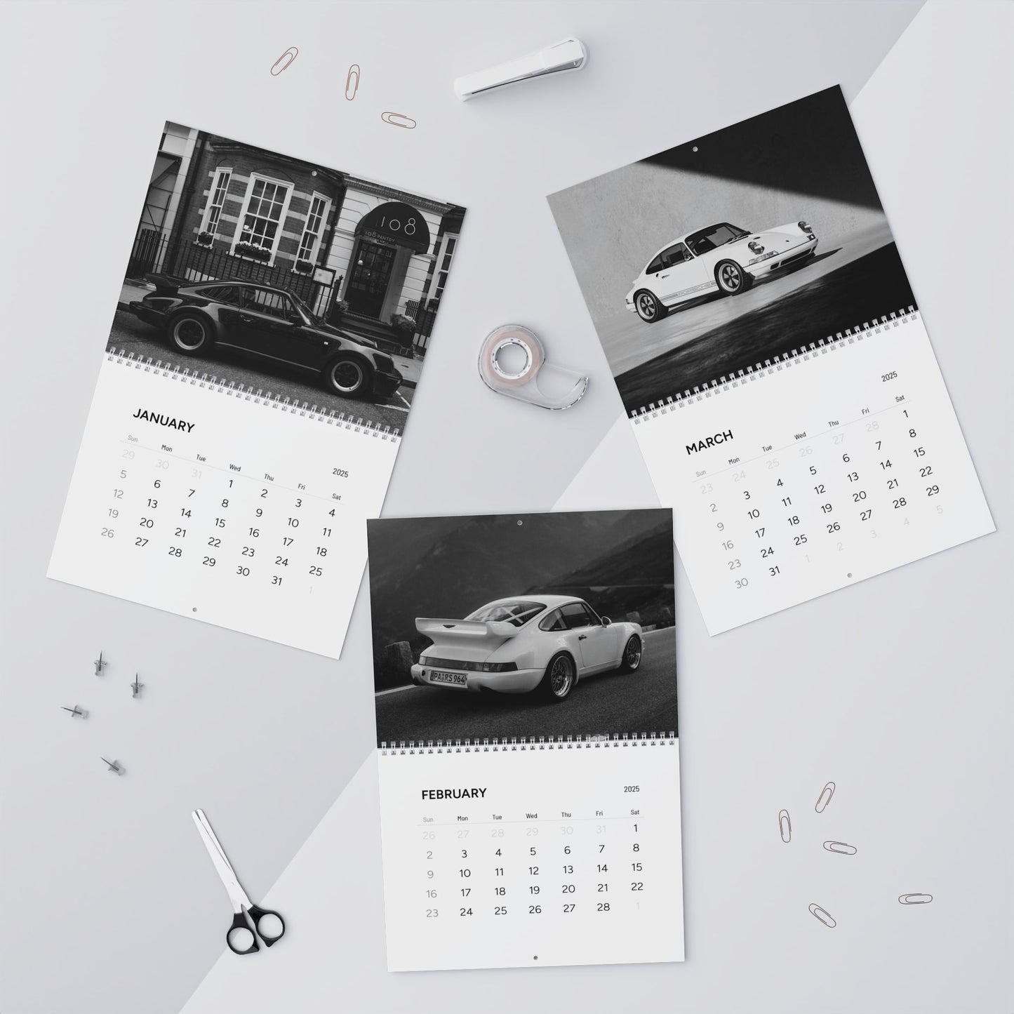 Vintage Porsche Calendar