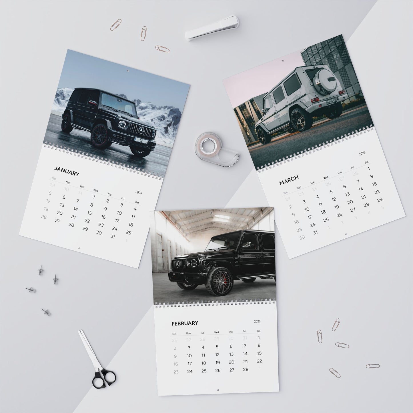 Mercedes G-Wagon Calendar