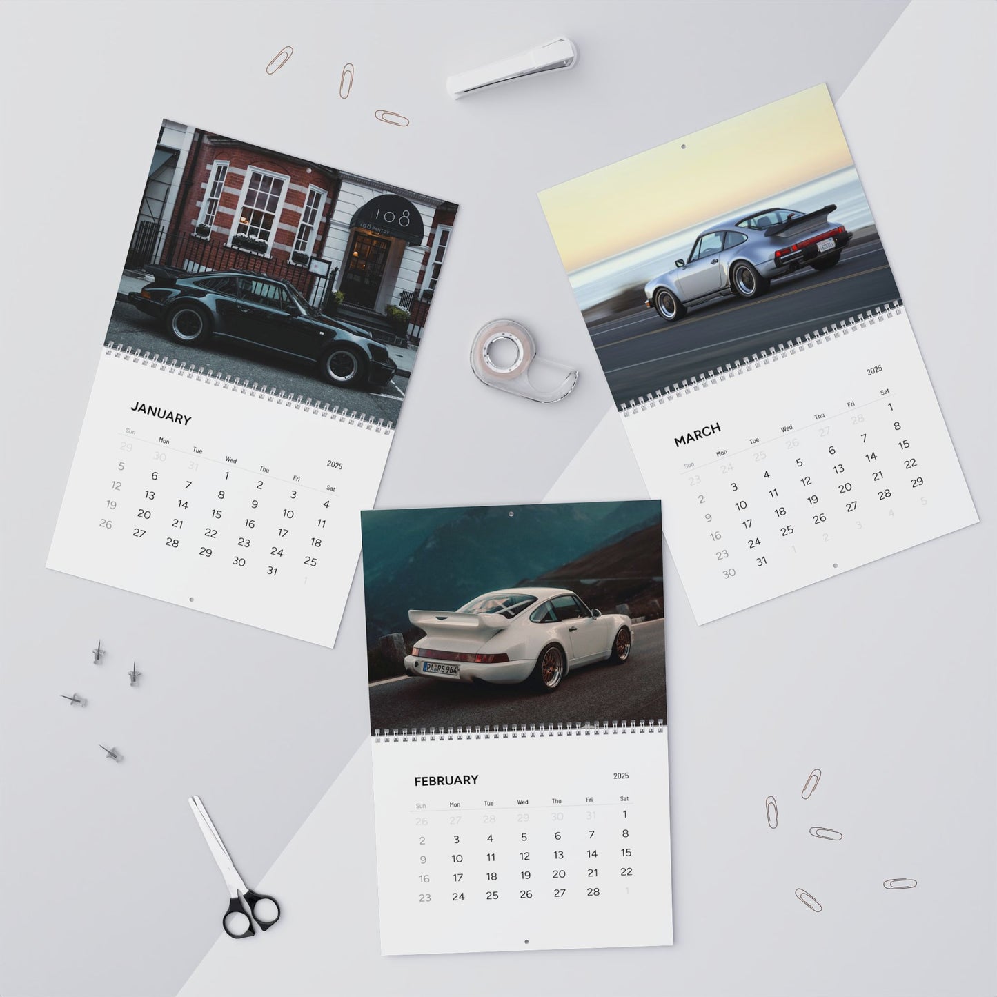 Vintage Porsche Calendar