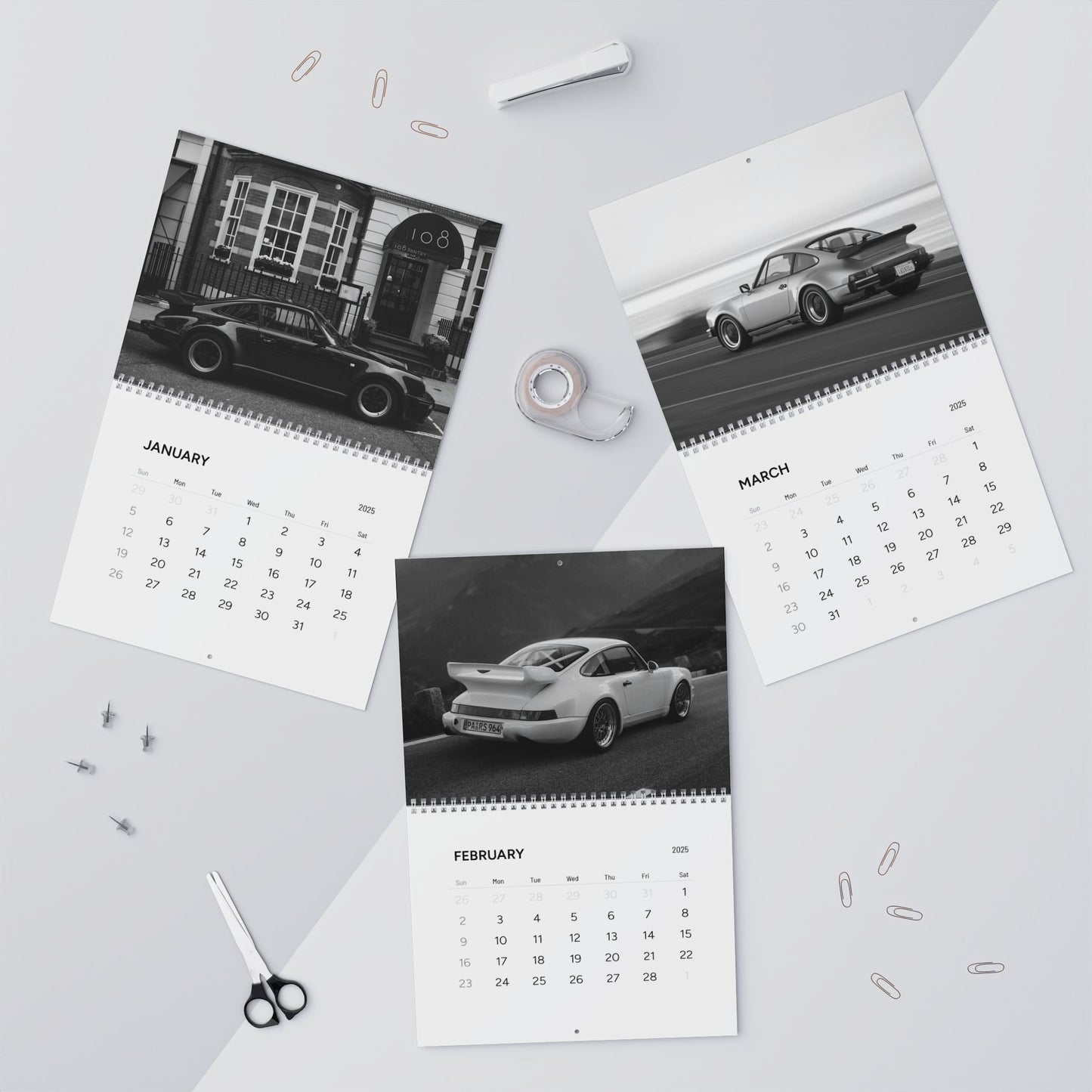 Vintage Porsche Calendar