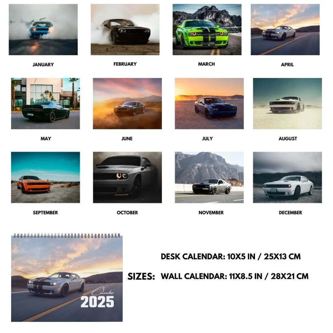 Dodge Challenger Calendar